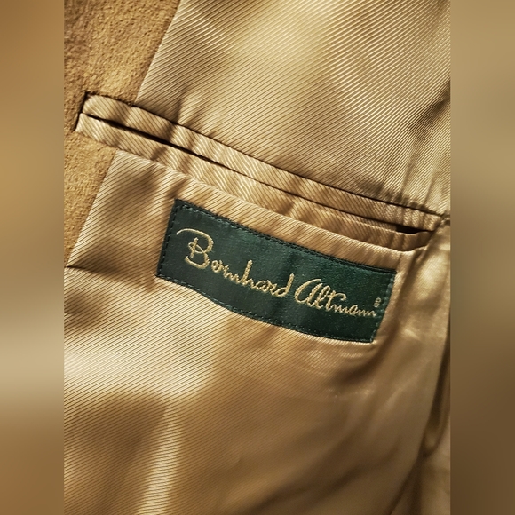 SupraSuede Bernhard Altmann - Tan Suede Blazer Suit Jacket - Picture 8 of 13